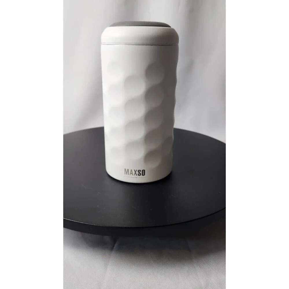WINE CHILLER BUCKET Stainless Steel Vacuum Insulated Cooler White 750ml MAXSO